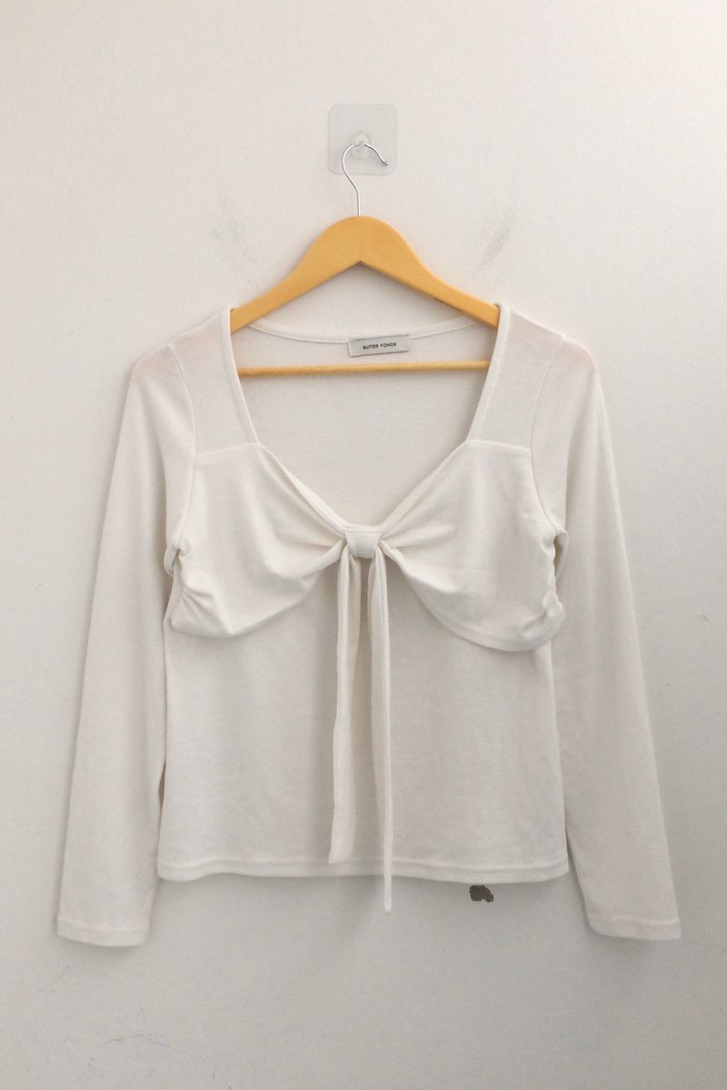 drape ribbon top