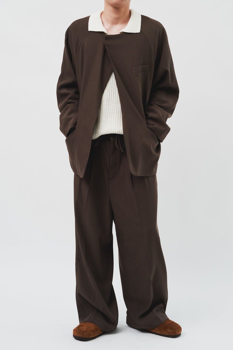 Oriental Rope Wide Trousers (2color)
