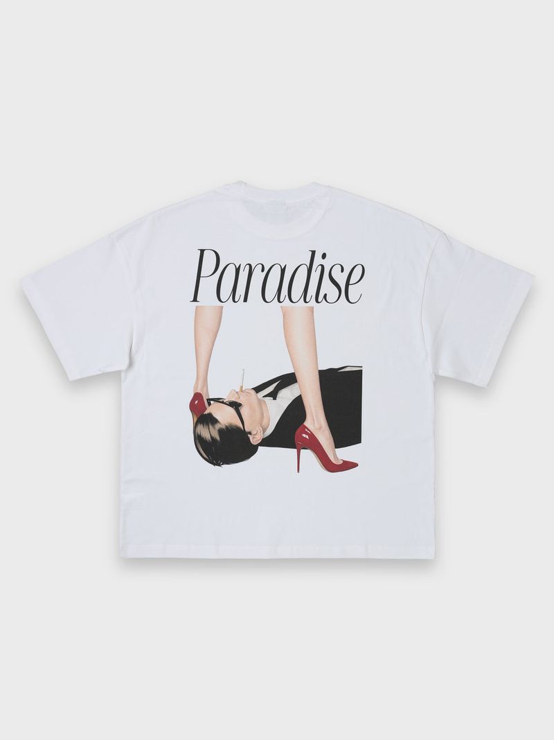 stockholm syndrome（ストックホルムシンドローム）の「PARADISE Tシャツ - WHITE（トップス）」