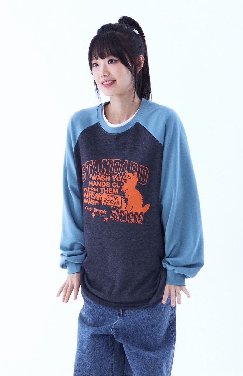 1989STANDARD（1989スタンダード）の「FEAR CAT Raglan Long Sleeves(SNSSTD-0109)（Tops）」