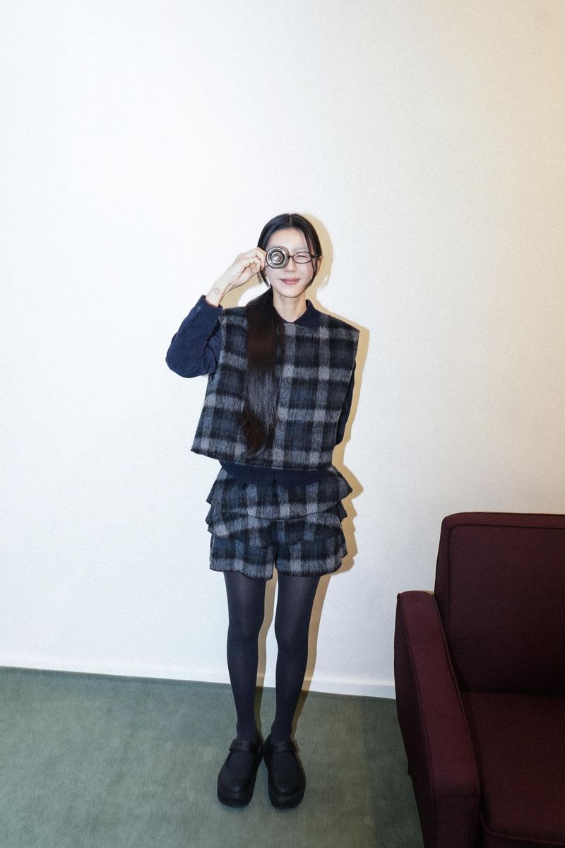 CHECK FRILL SHORT PANTS