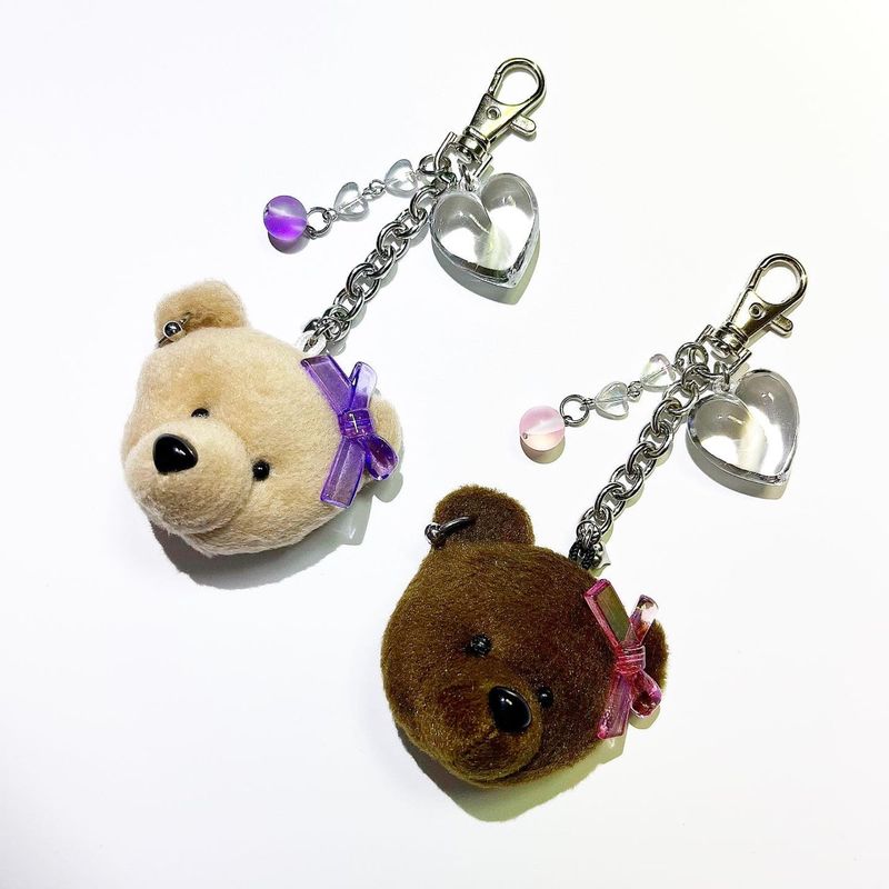 [Seventeen Jeonghan&Seungkwan] Picky bear keychain (2color)