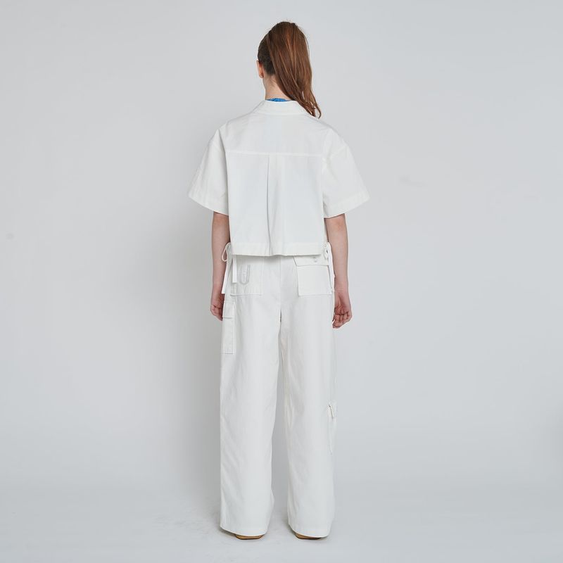 PIO COTTON CROP JACKET_OFF WHITE
