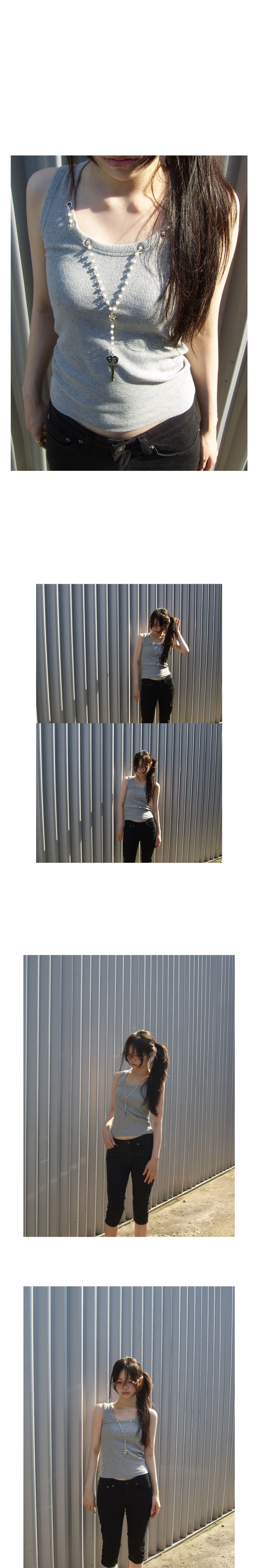 hearts key sleeveless