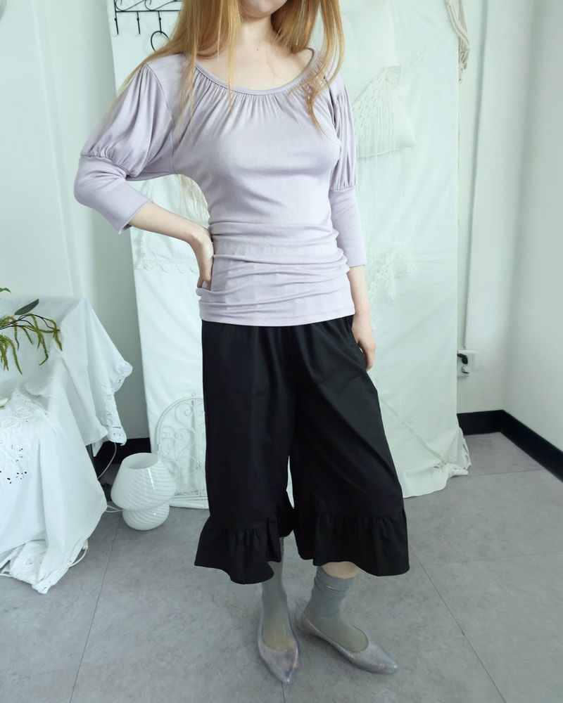FRILL LOW HALF PANTS