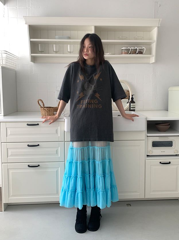 CANCAN LAYERED SKIRT DRESS (3C)