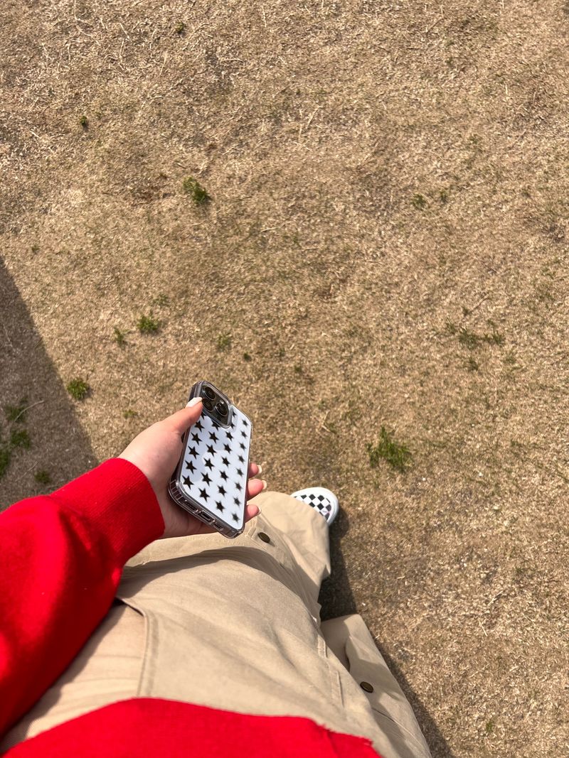 [WHITE] BLACK STARRR Jell Hard Case / TREEFORFIVE345