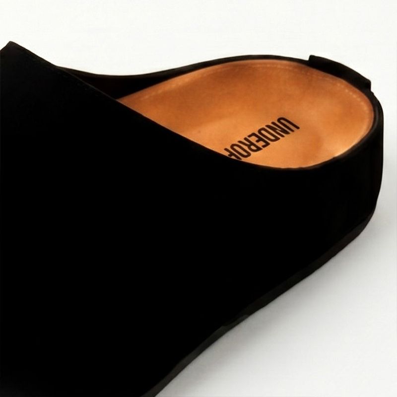 Suede Clogs Black
