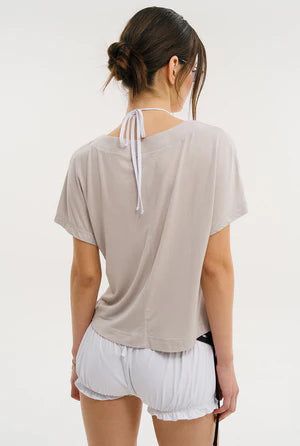 Loose snap tee