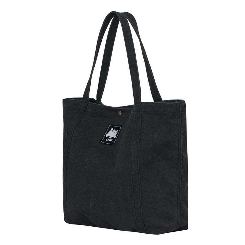 Cat Save The World Mealy basic button eco bag Unisex (2Color)