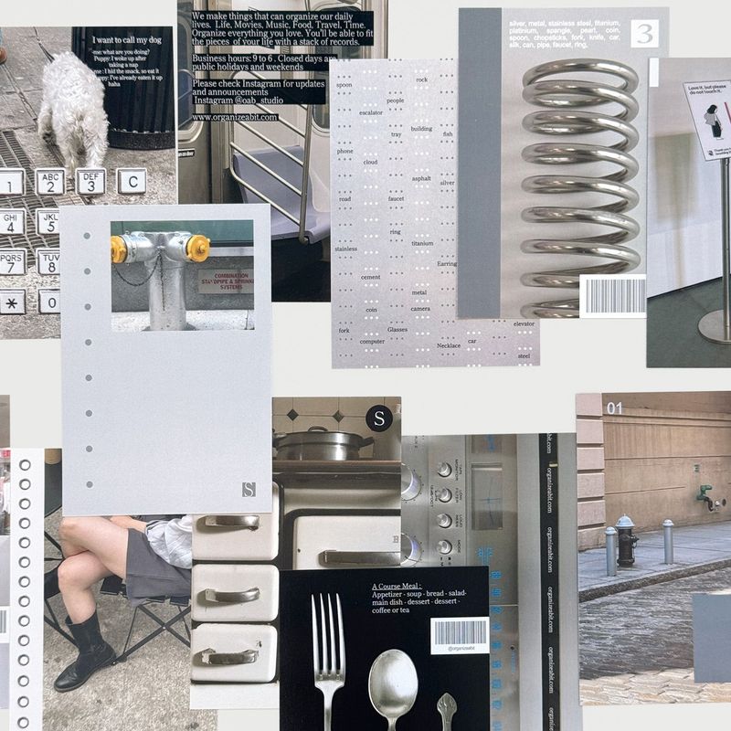 oab tone pack silver / scrap sticker set