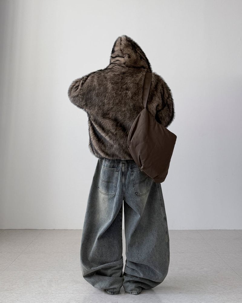 Balian Wolf Fur Jacket