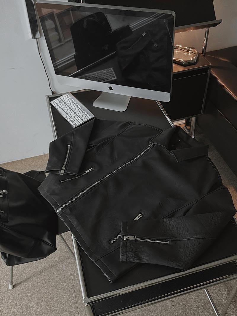 Deble Loosefit Basic Collar Rider Jacket (420)