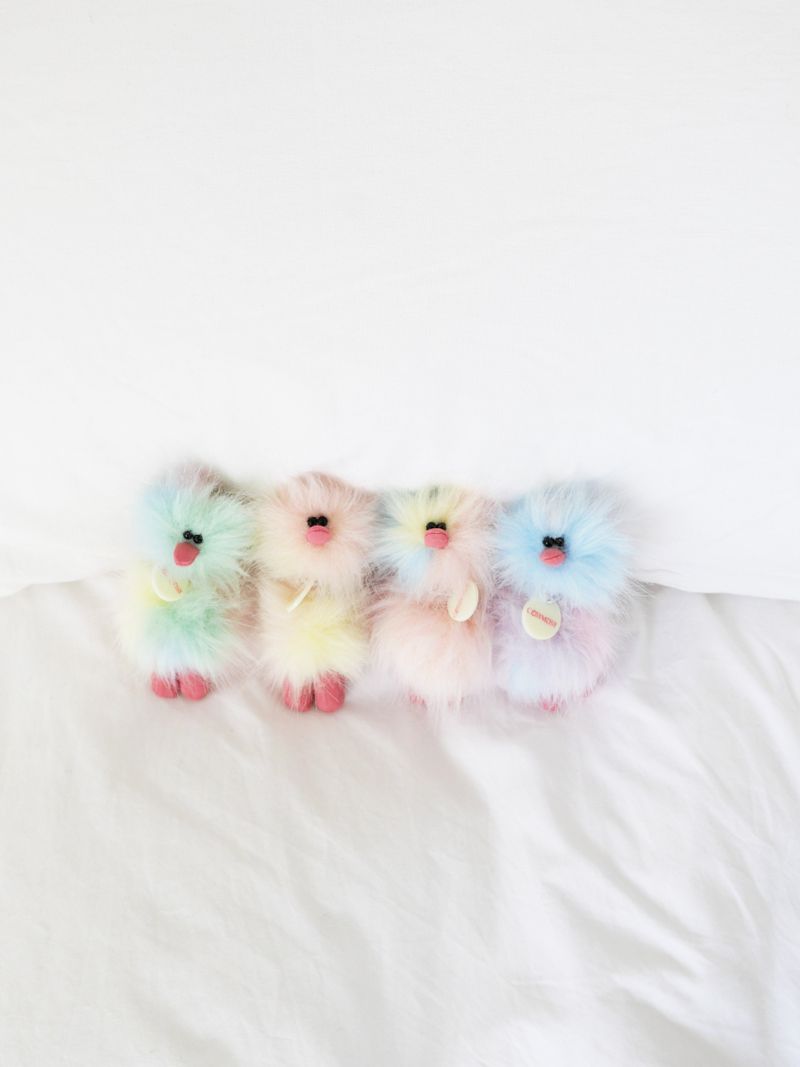 Cosymosy Mini Bird Keyring - Rainbow