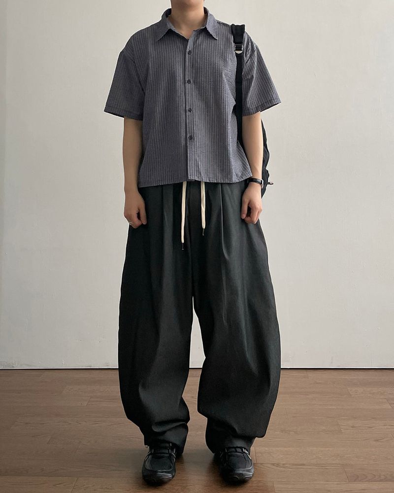 Shore Stripe Short Sleeve Shirt