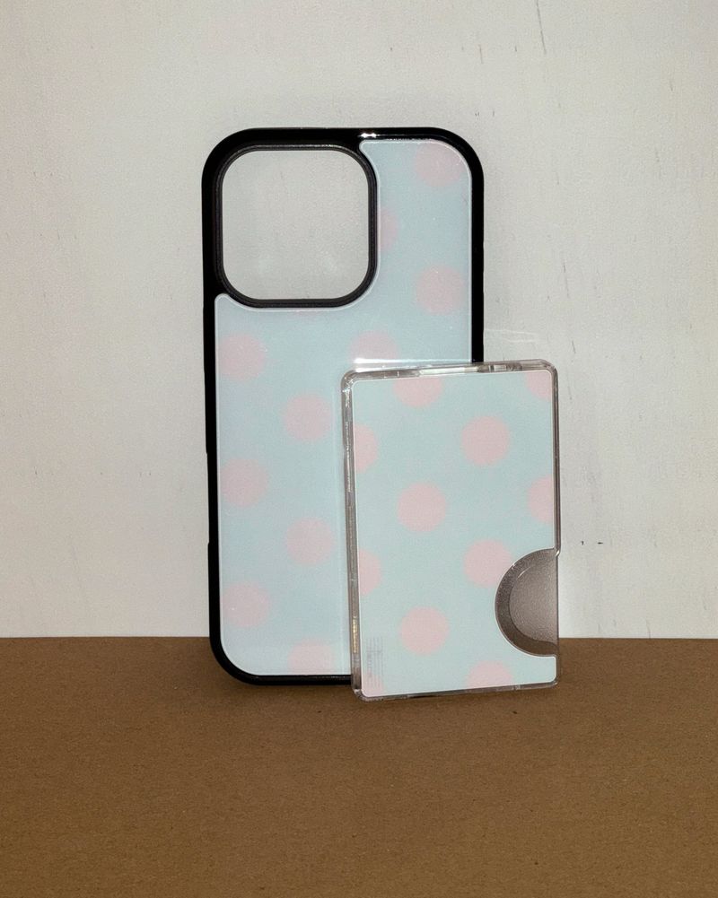 ( Phonecase + Cardpocket ) DANCE dot MagSafe set no. 025