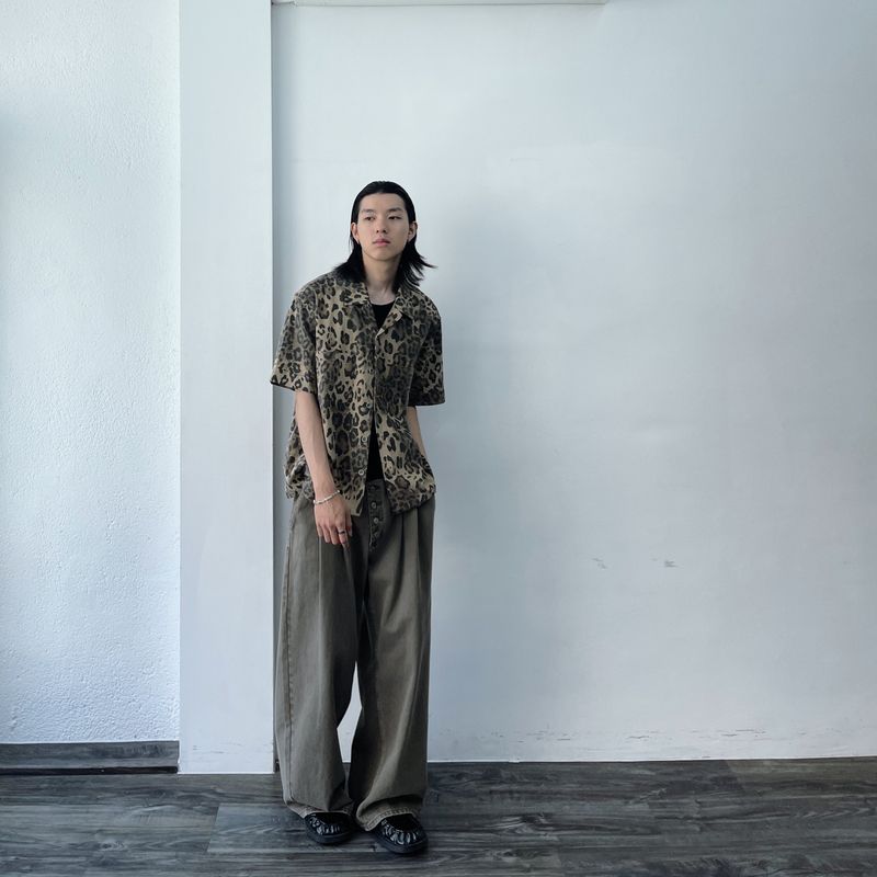 Two-Way Zip Relaxed Shirt