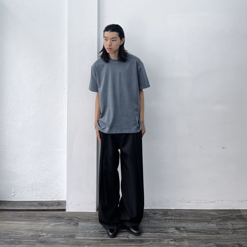 Mist Grey Washed Tee
