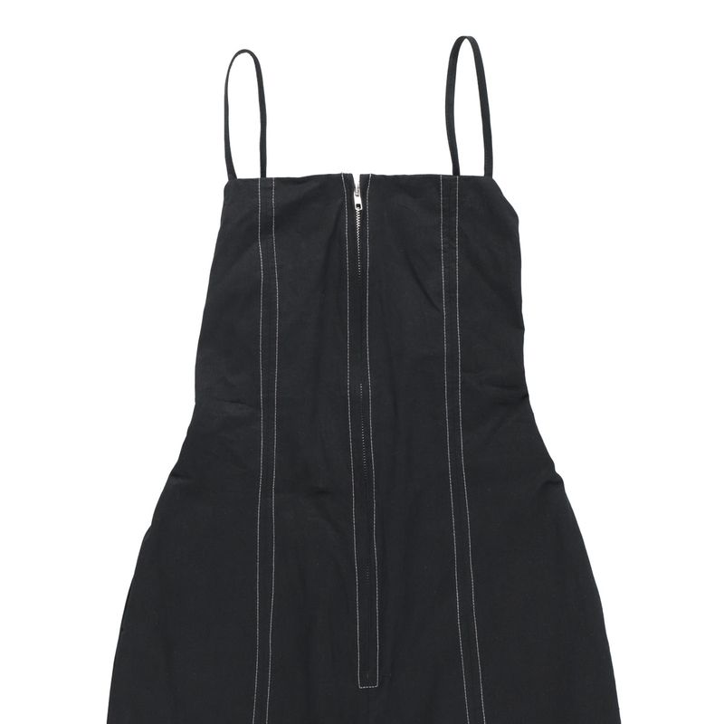 Back open stitch salopette