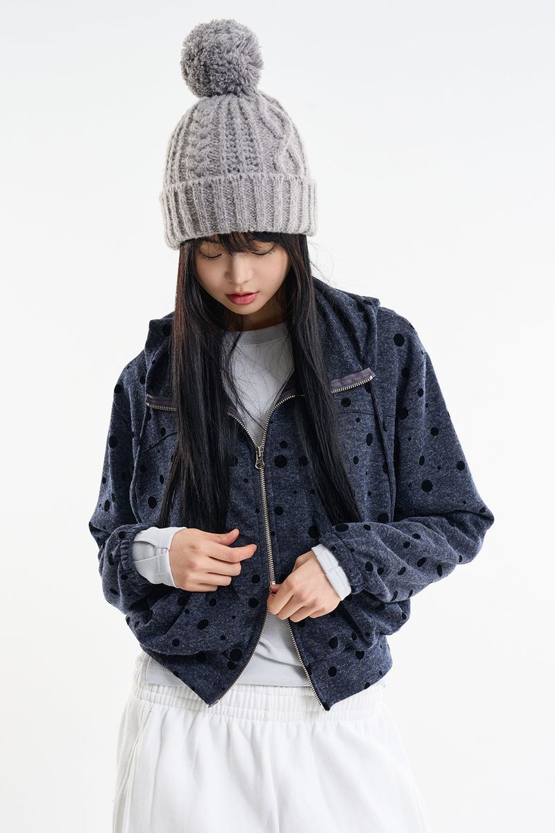 Raucohouse（ラウコハウス）の「Pom pom twisted wool knit beanie（Hats）」