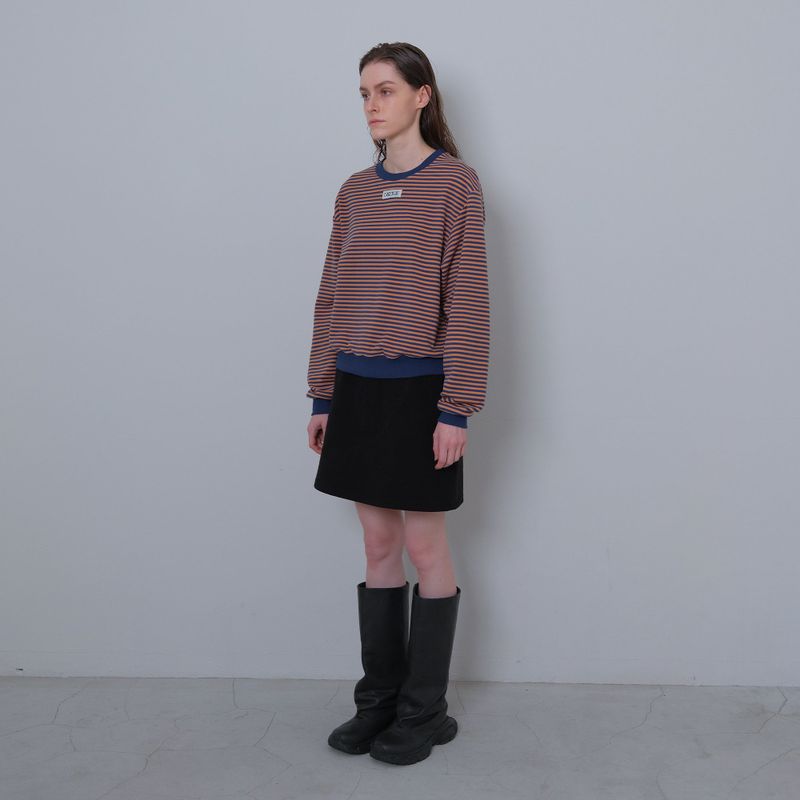 Orange/Navy Stripe Fleece MTM