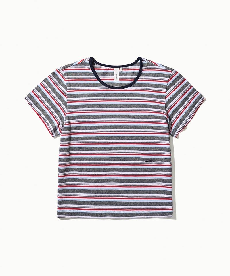 Multi Striped T-shirt - Grey