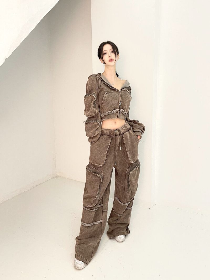 Seow（ソウ）の「1023. Pigment Washing cargo wide pt (2color)（Pants）」