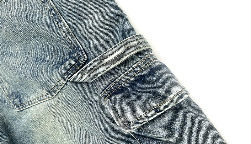 Reflector Strap Cargo Denim PT - 1C