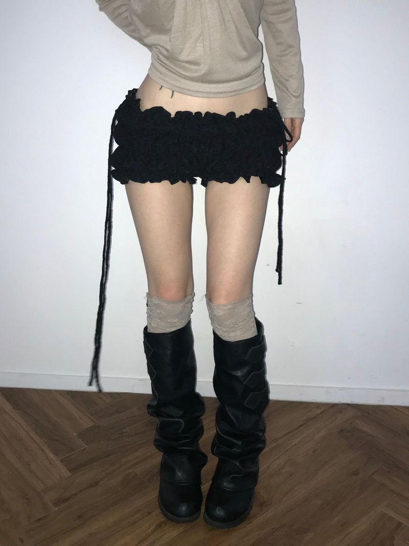 shushu shirring shorts(2 color)