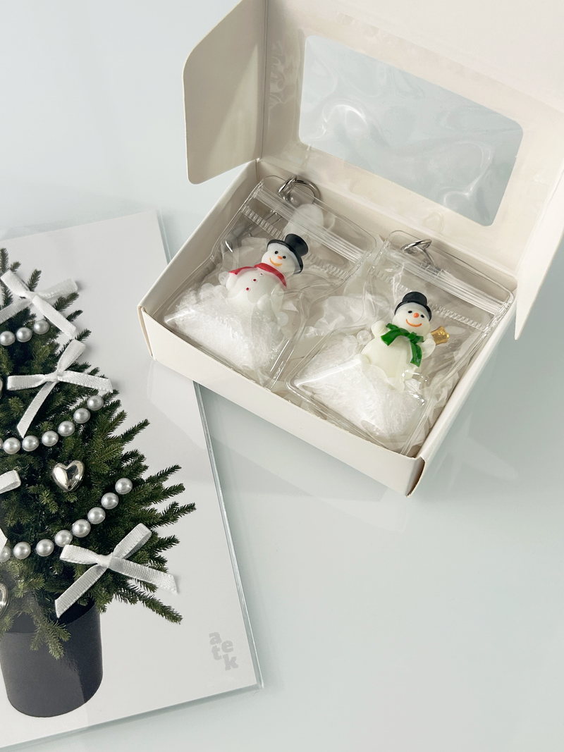 Snowman Pocket Keyring(3color)