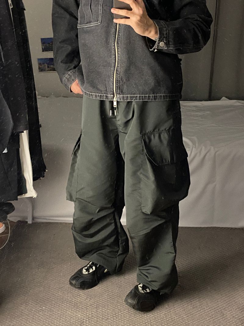 Daily Cargo String Balloon Wide Pants 3C