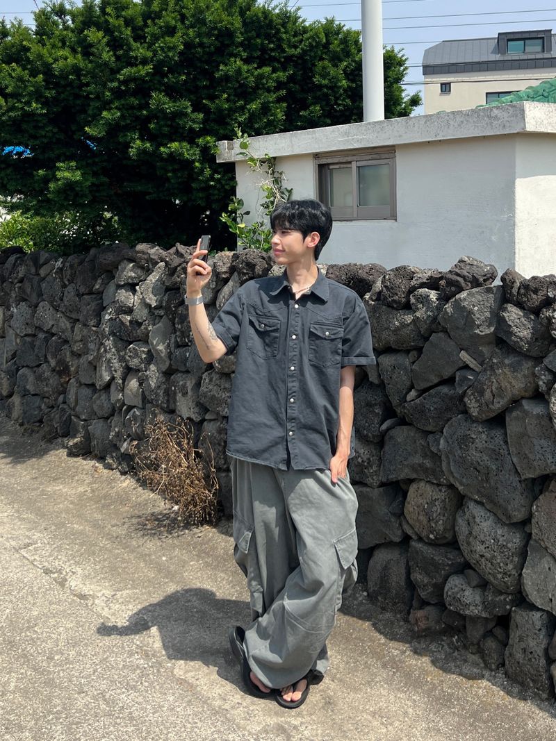 Cold-Washed Cargo Pants (6 Colors)