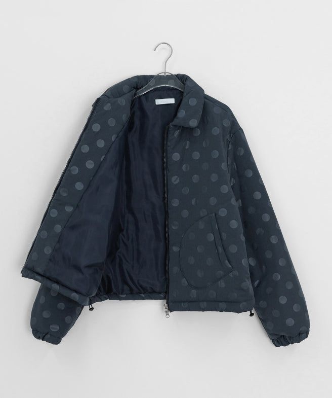 Calper 3oz Dot Collar Padding Jumper