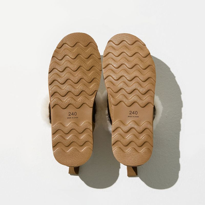 Toasty Fur Shoes - Chestnut