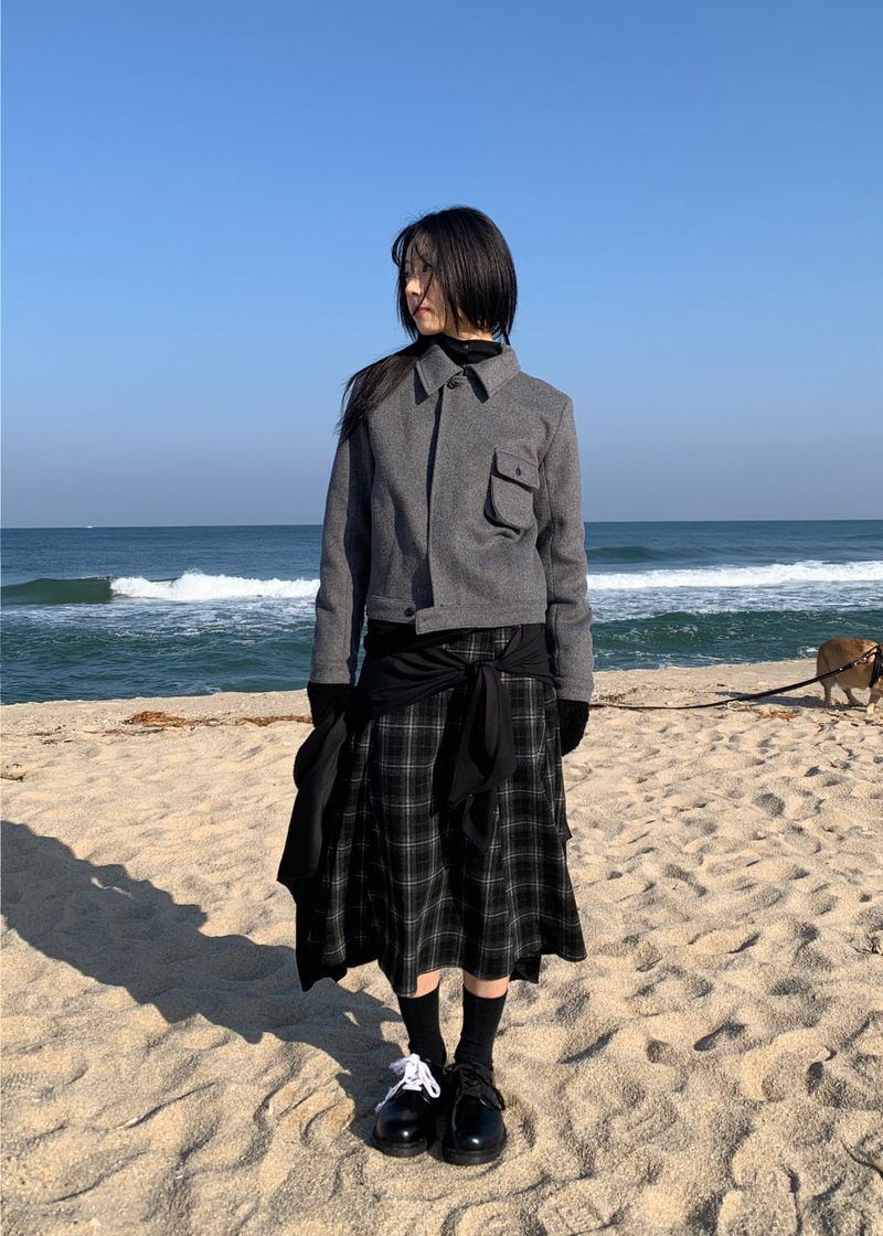 POCKET WOOL JACKET