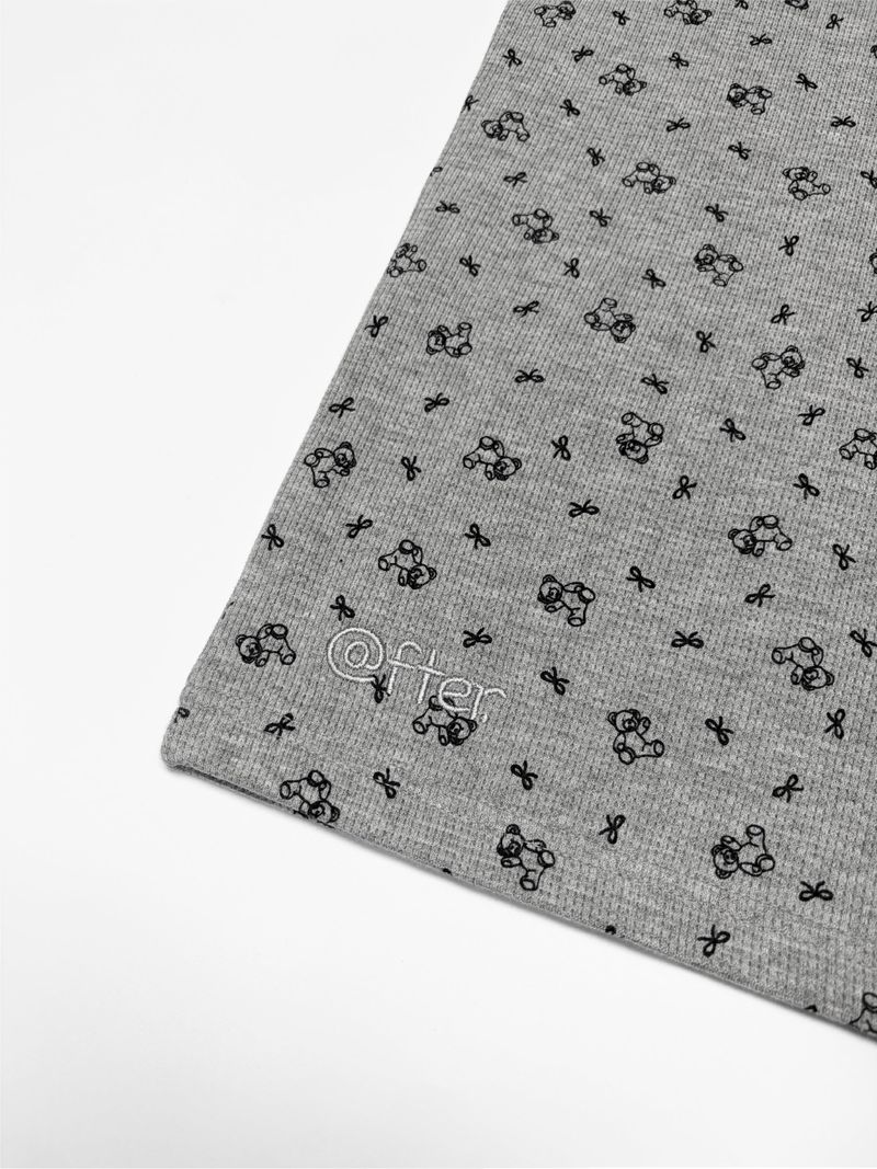 ベアワッフルT (GREY)