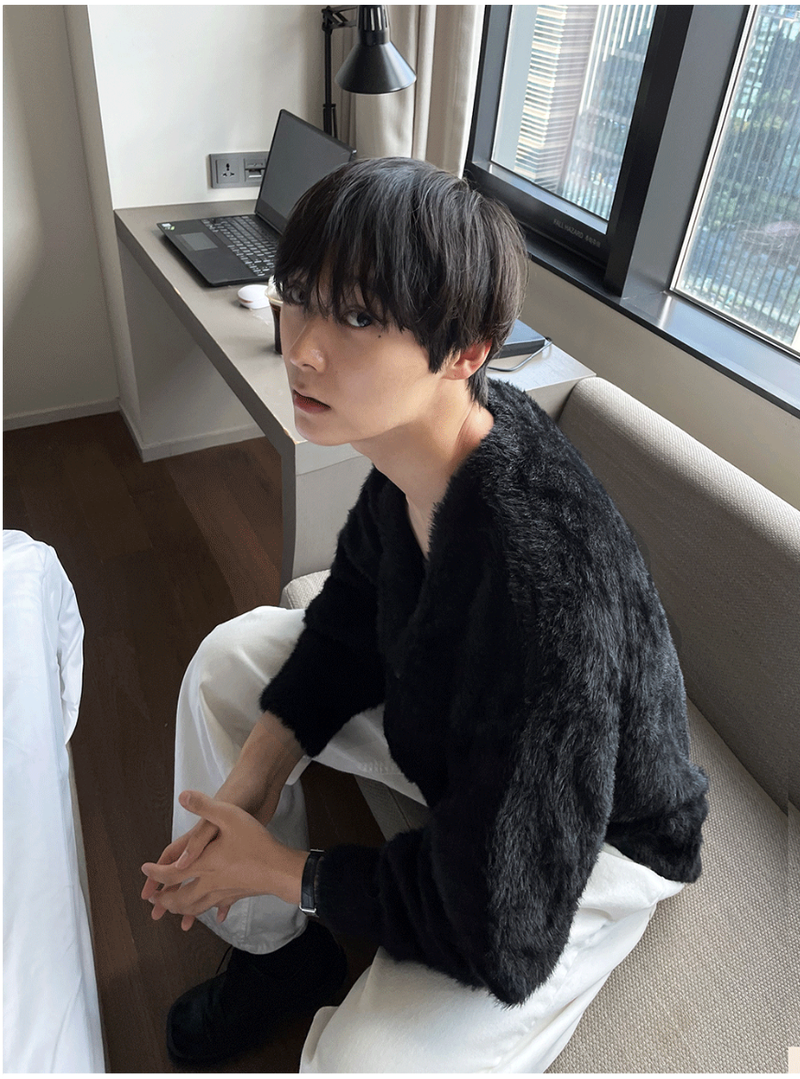 london mohair cardigan