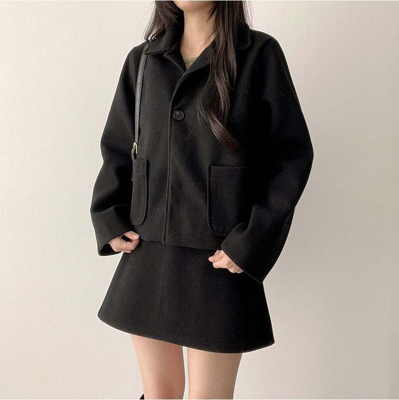 Rein pocket short coat jacket