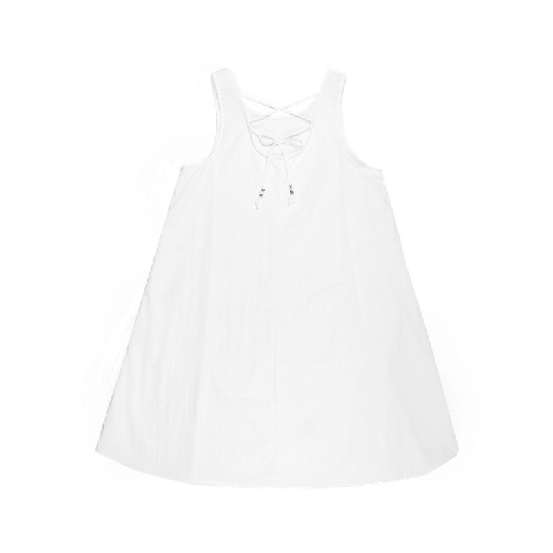 BACK RIBBON DRESS (2 COLORS)