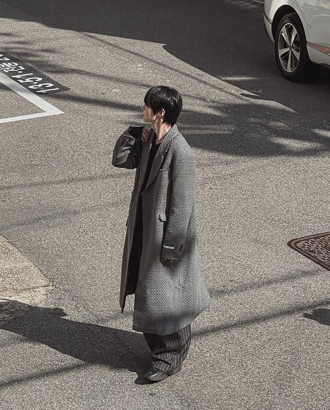 Brood Tweed Dekki Wool Coat