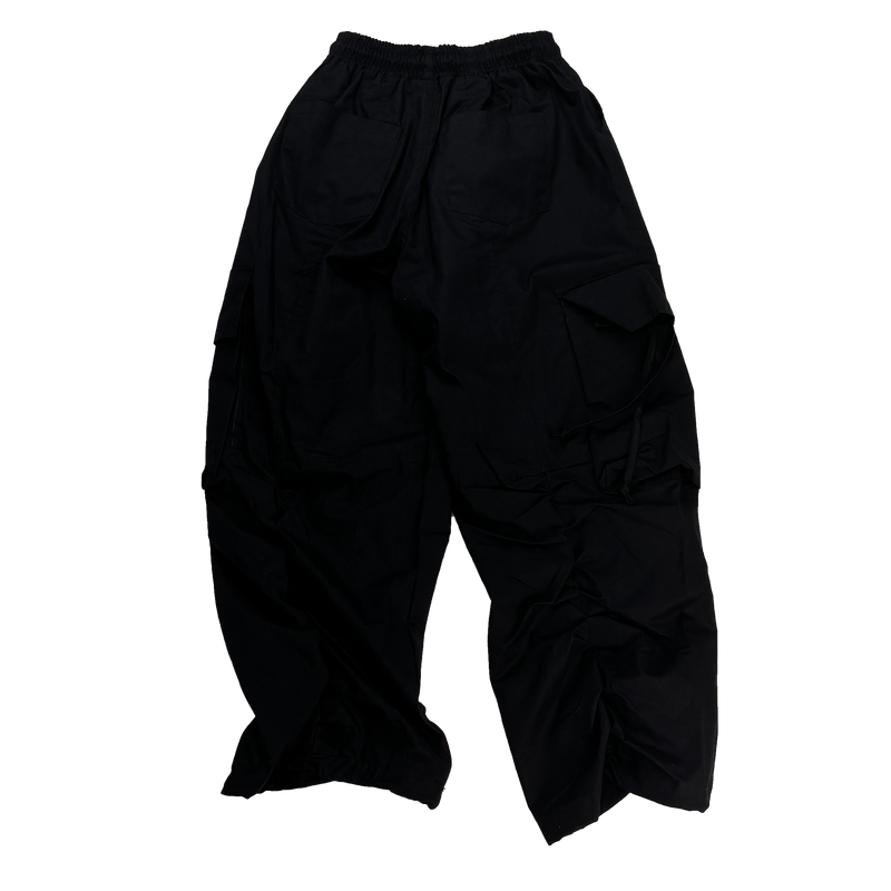 shirring strap cargo pants