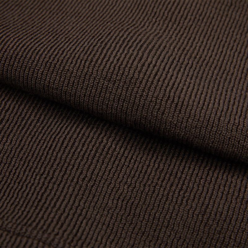 ヘイリーカラーニットカーディガン / Haley Collar Knit Cardigan [BROWN]