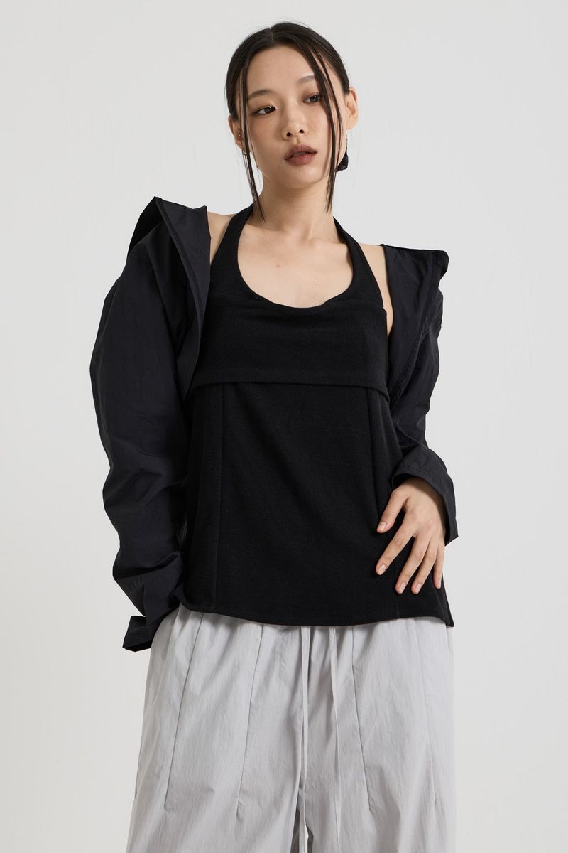 Hooded Shrug, Black