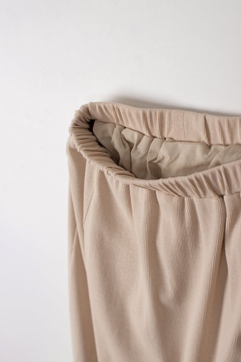 Jersey Long skirt (Beige)