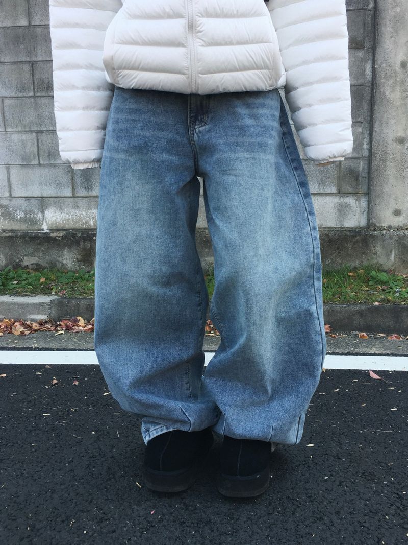 [Lining] Winter Washed Pintuck Balloon Pants (3c)