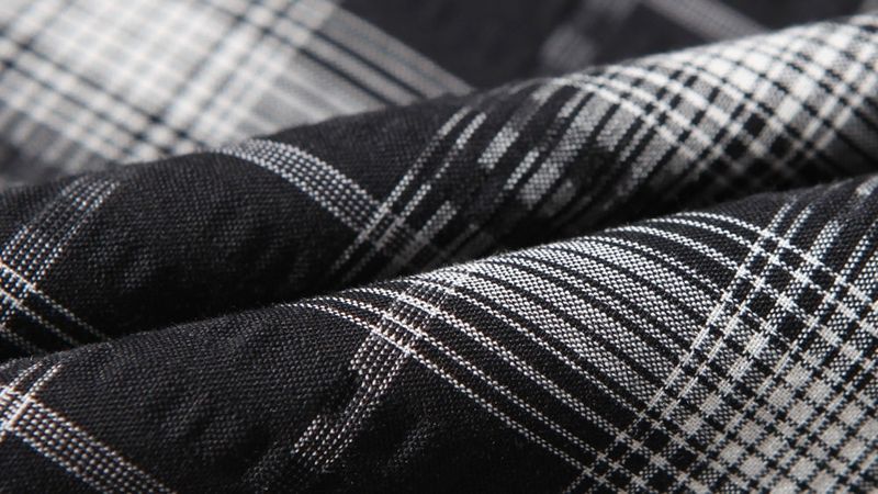 BU Hard Overfit Check Shirts Jacket