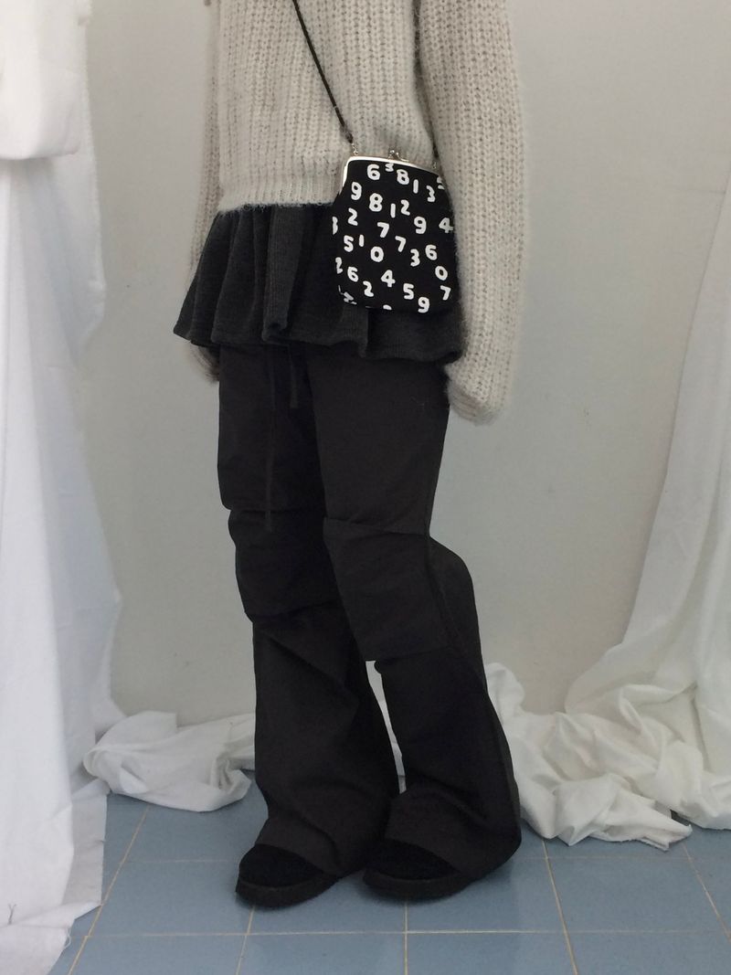 Shoulder collar loose knitwear