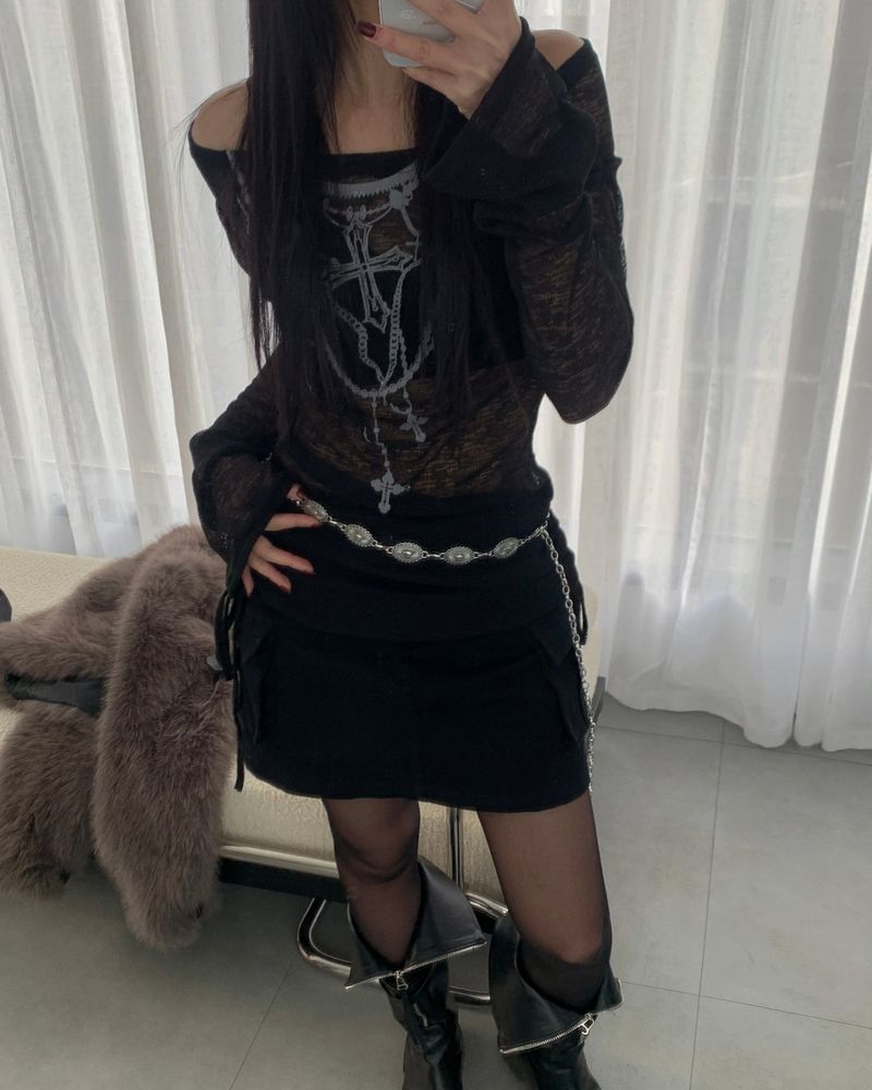 kyoive(コイブ)の「Ear cargo skirt(Skirts)」