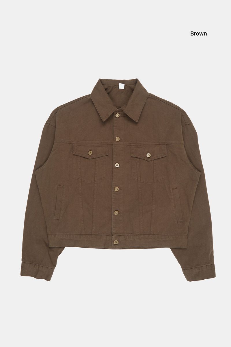 Ely washed loose trucker jacket