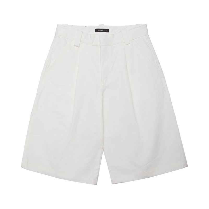 TWILL BERMUDA PANTS [WHITE]
